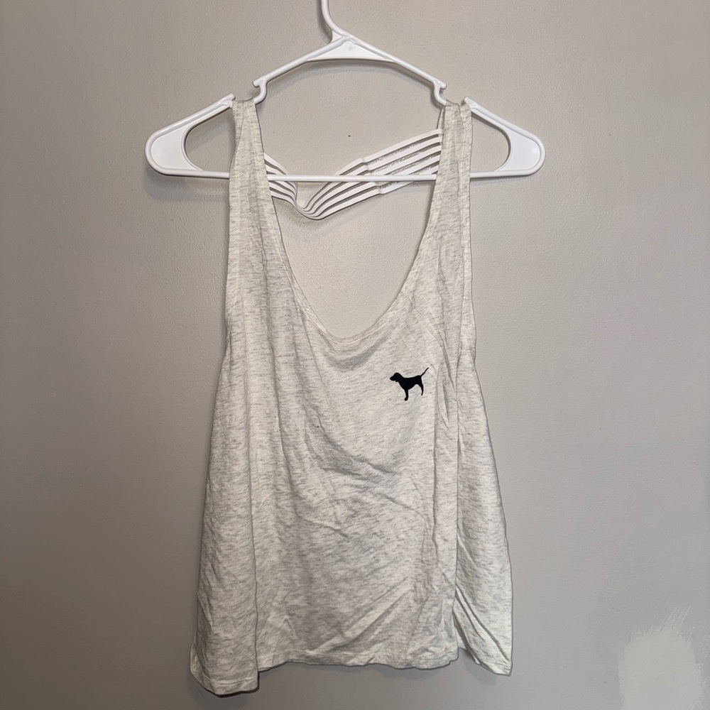 PINK VS Women's Cream Tank Top